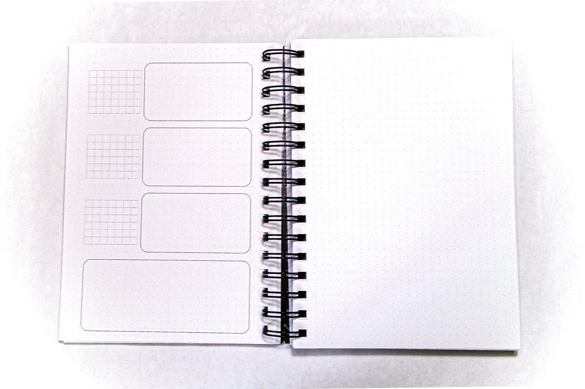 Black Monthly Weekly Daily Tracker Planner